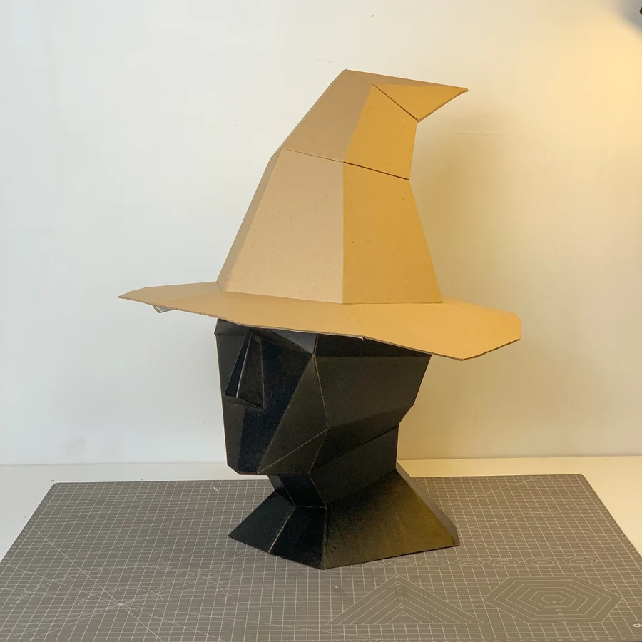 Witch Hat cardboard pattern